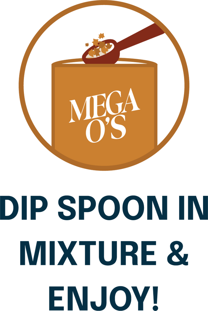 Dip spoon in mixture & enjoy!