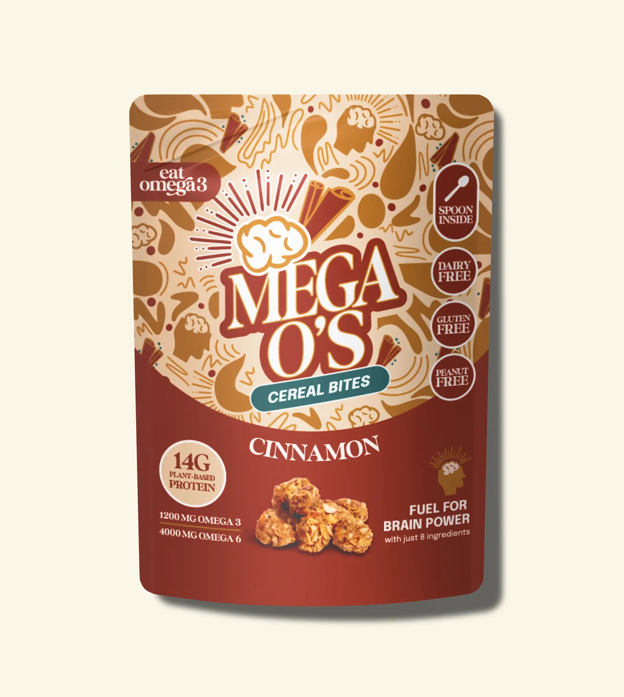 Mega O’s Cinnamon Cereal Bites (6-pack)