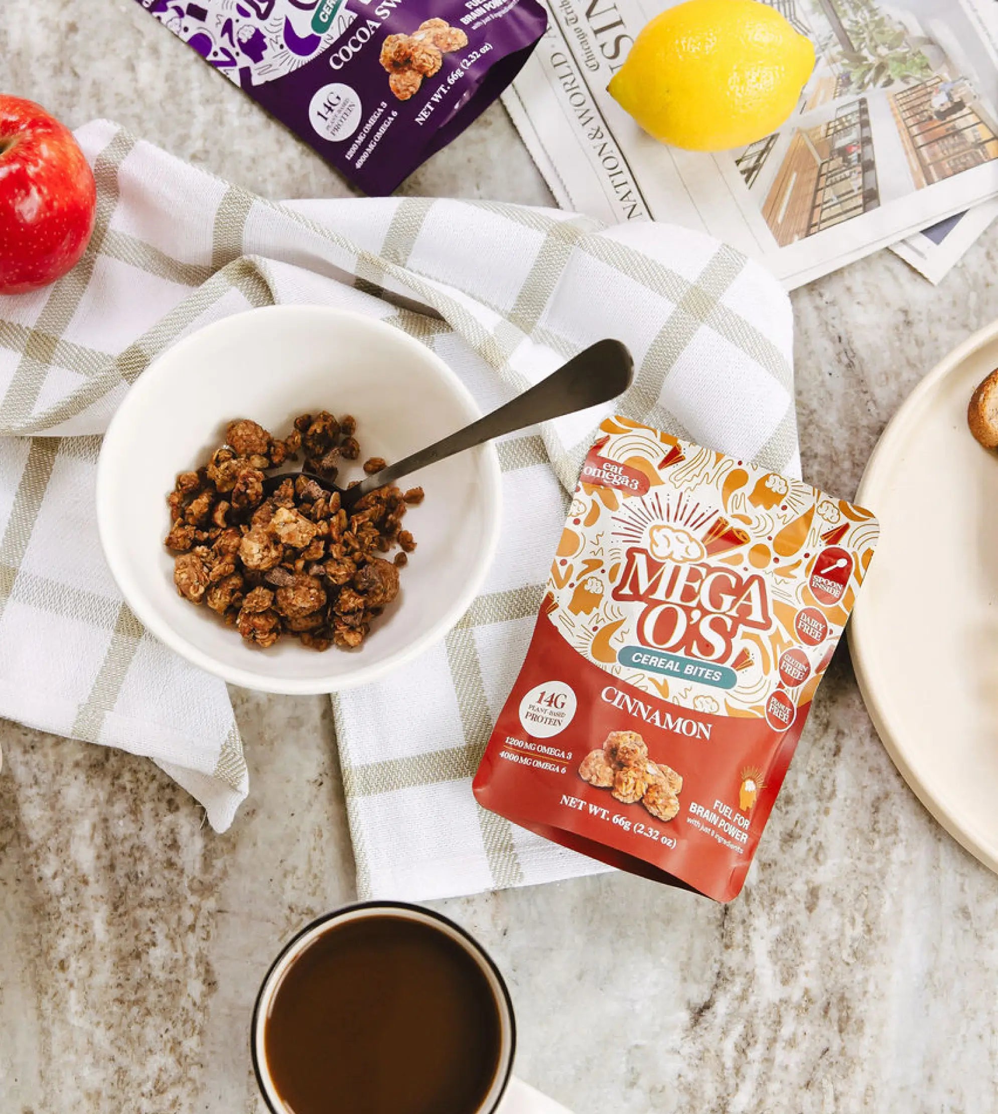 Mega O’s Cinnamon Cereal Bites (6-pack)