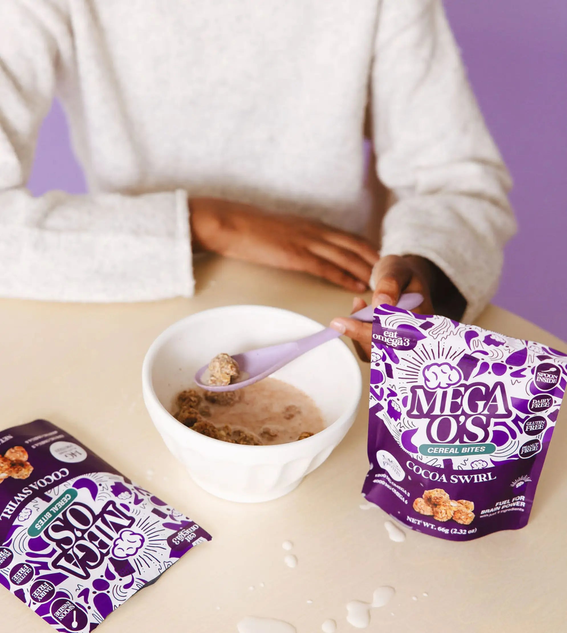 Mega O's Cocoa Swirl Cereal Bites (6-pack)