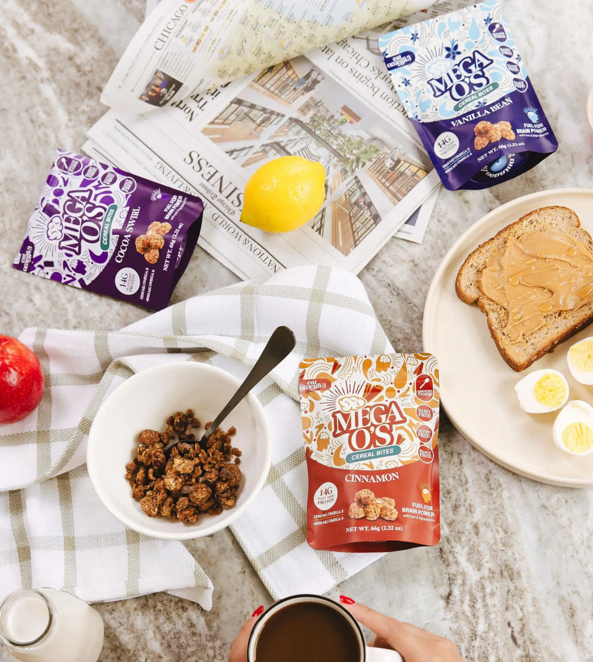 Mega O's Vanilla Cereal Bites (6-pack)